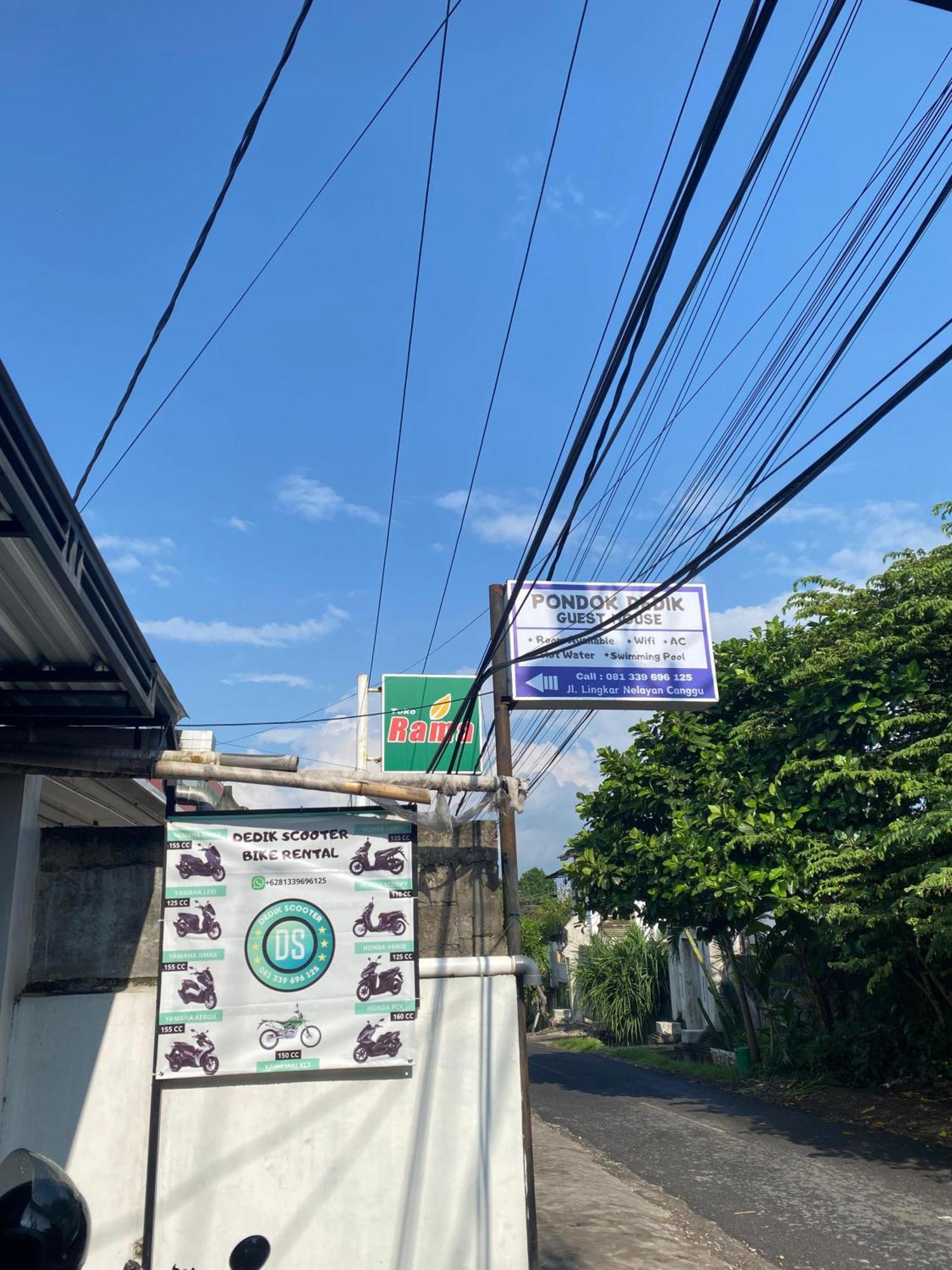 Pondok Dedik Hotell Canggu Exteriör bild